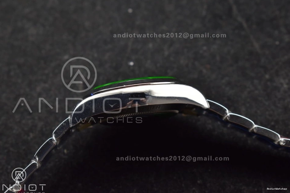 on SS Dial 914 1:1 GV VSF OdorResistant 904L Sapphire Black Edition Bracelet SS SA Milgauss Best Real Green 904L 116400 0511